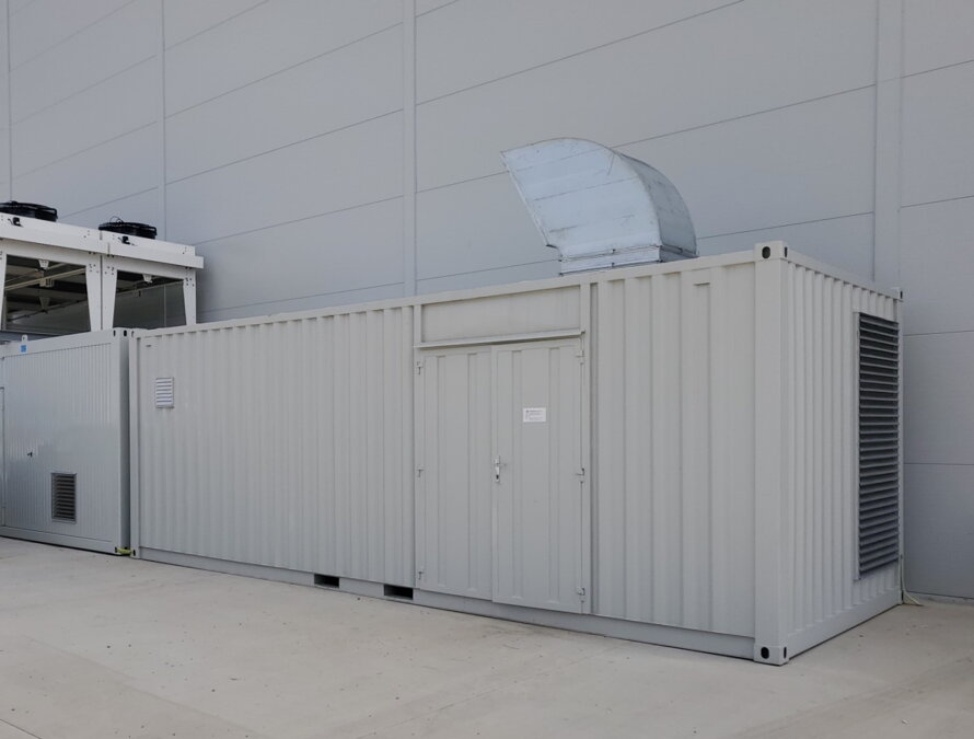 2021 EHLEBRACHT Slowakei s.r.o., kompresorová stanica v kontajnery na výrobu a úpravu stlačeného vzduchu